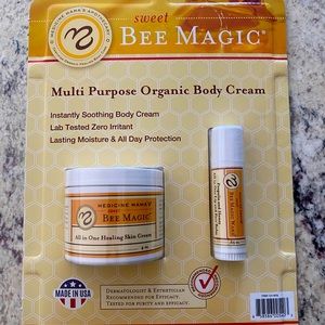 Bee Magic Organic body cream and lip balm